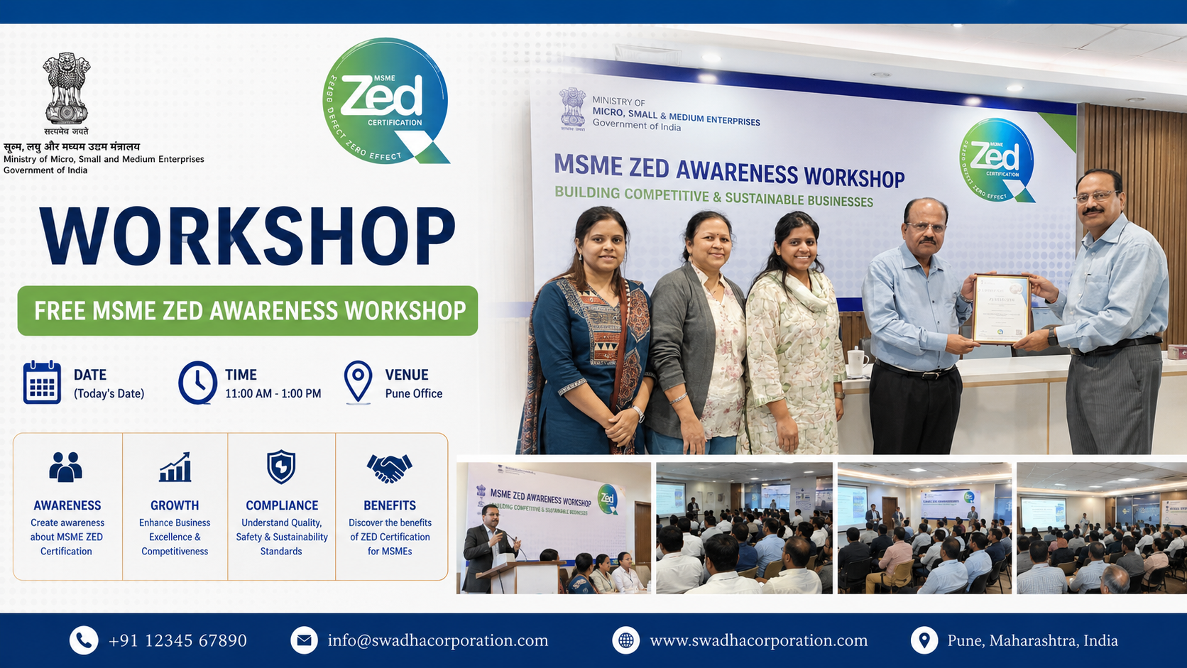 Free MSME ZED Awareness Workshop